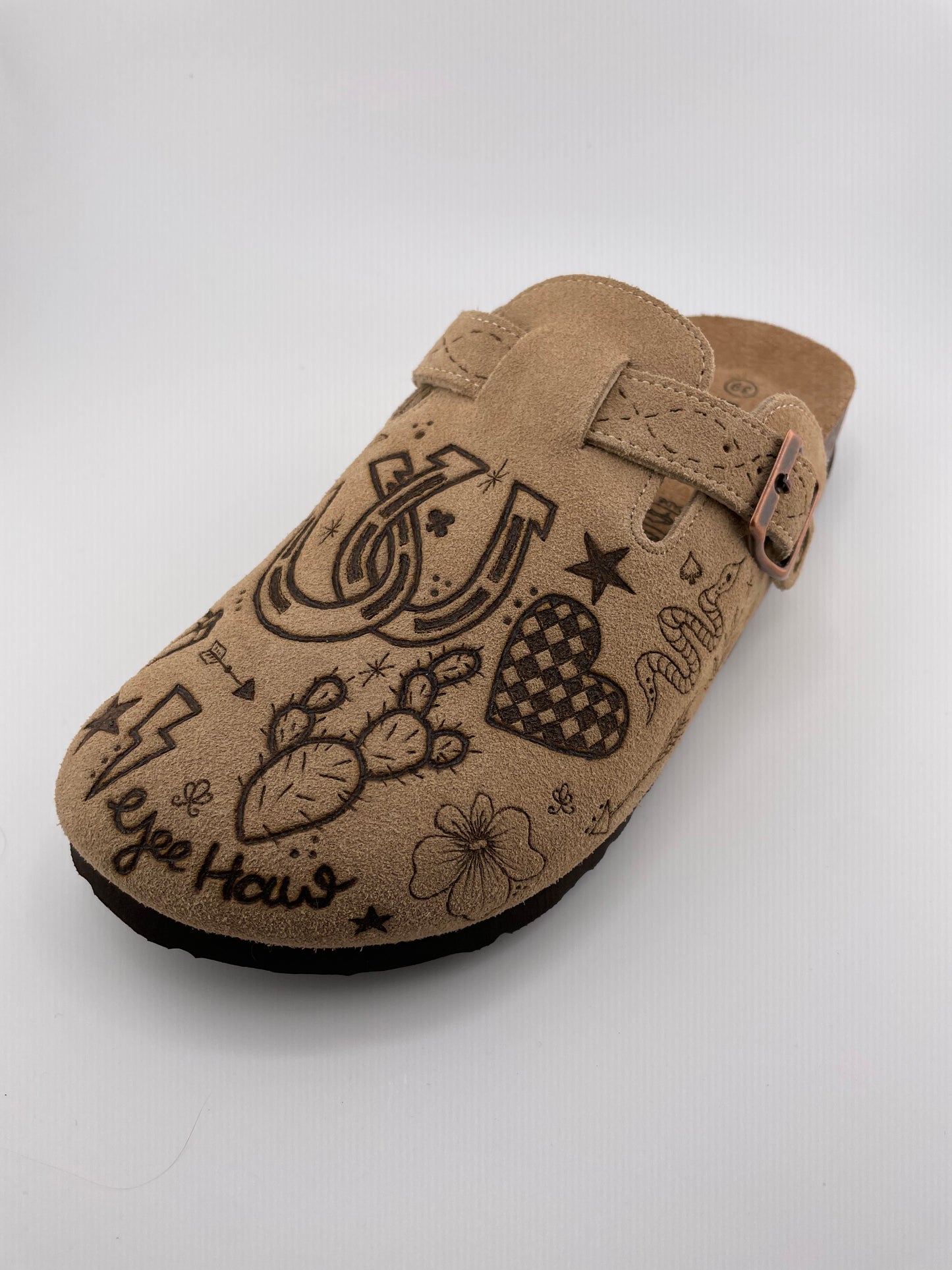 Desert Doodle Western Clogs