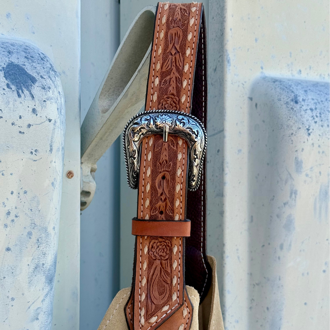 Darlin Duo- Sand With Rose Strap