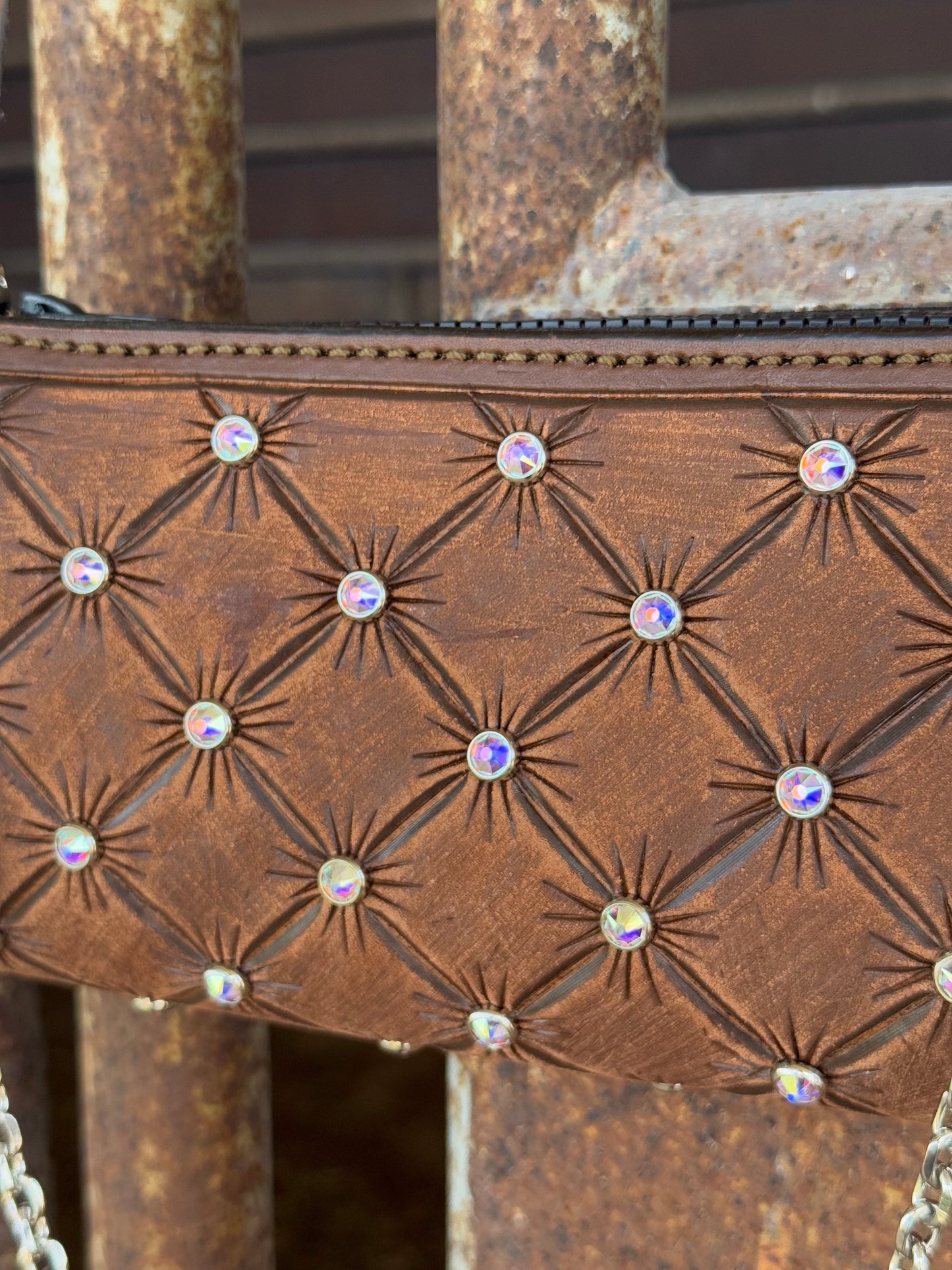 Pony Purse- Chocolate Rhinestone