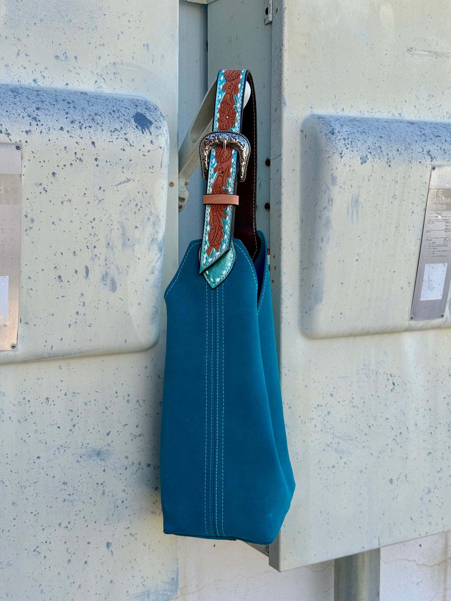 Darlin Duo- Teal With Turquoise Shimmer Strap